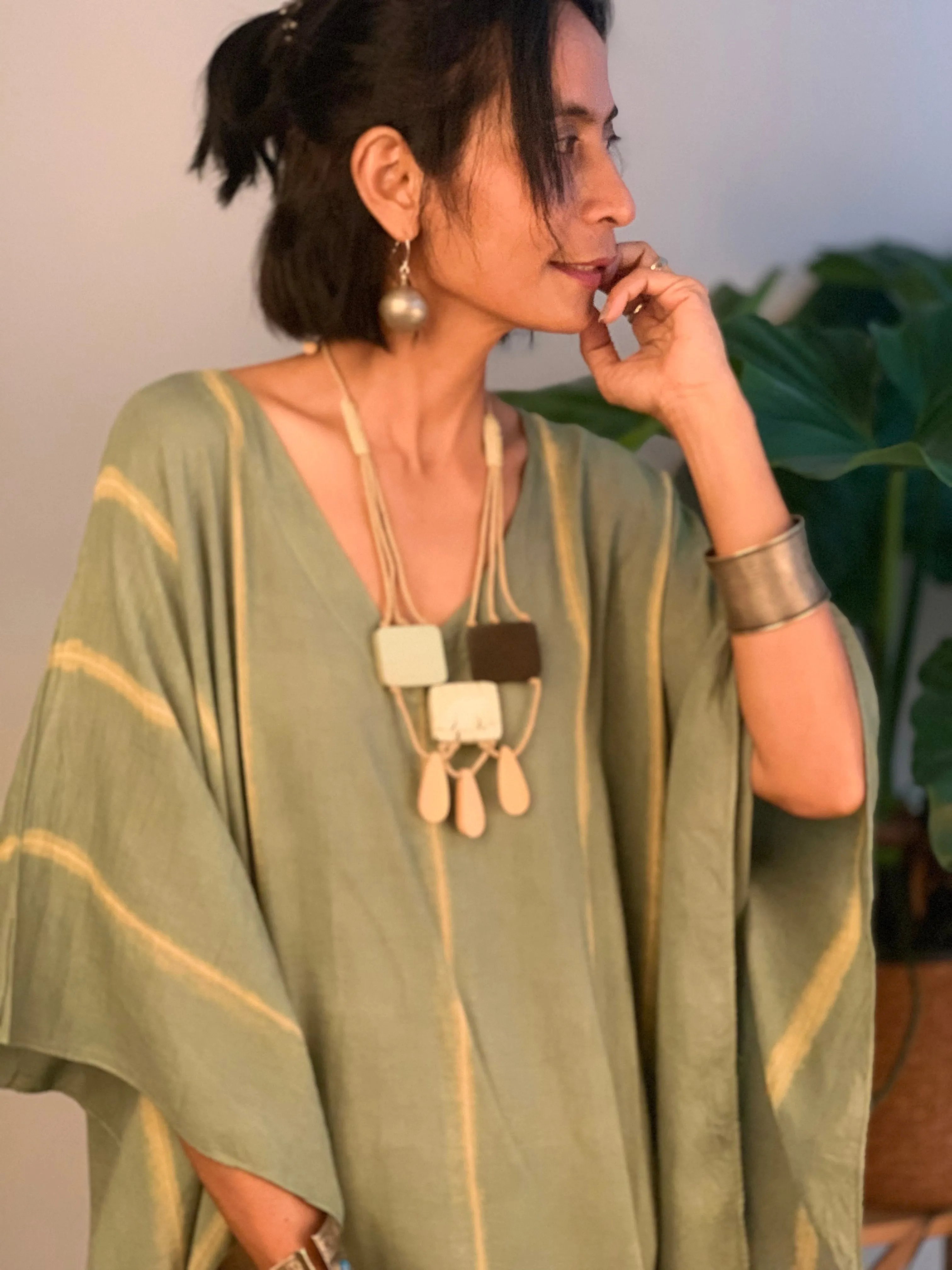 Tie dye kaftan