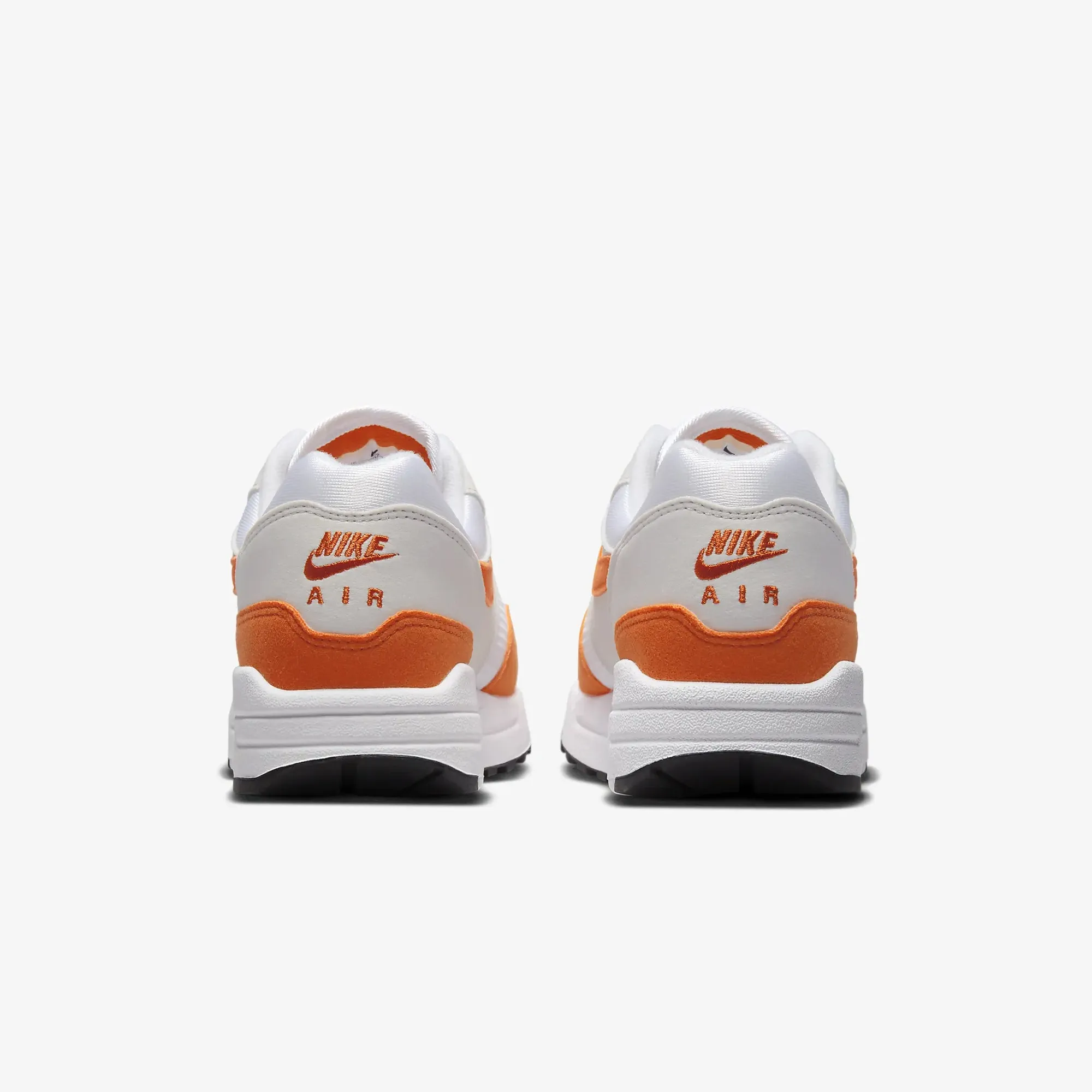 WMN'S AIR MAX 1 'NEUTRAL GREY/SAFETY ORANGE-WHITE-BLACK'