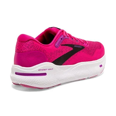 Women's Brooks Ghost Max (Pink Glo/Purple/Black)