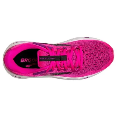 Women's Brooks Ghost Max (Pink Glo/Purple/Black)